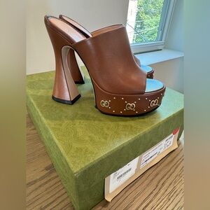 Gucci Brown Women's Platform Heels